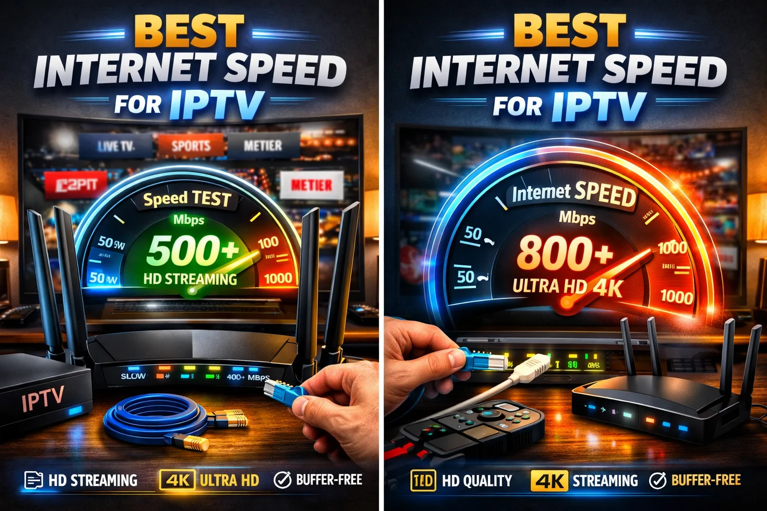 Best Internet Speed for IPTV