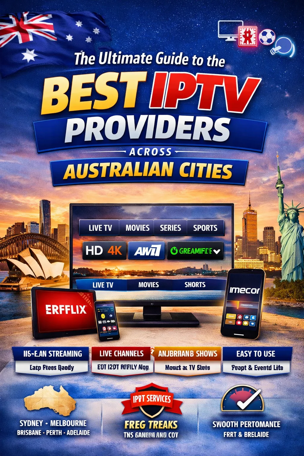 How to find the Best IPTV Providers Across Australian Cities